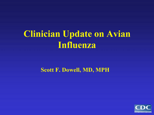 Clinical Update Avian Flu